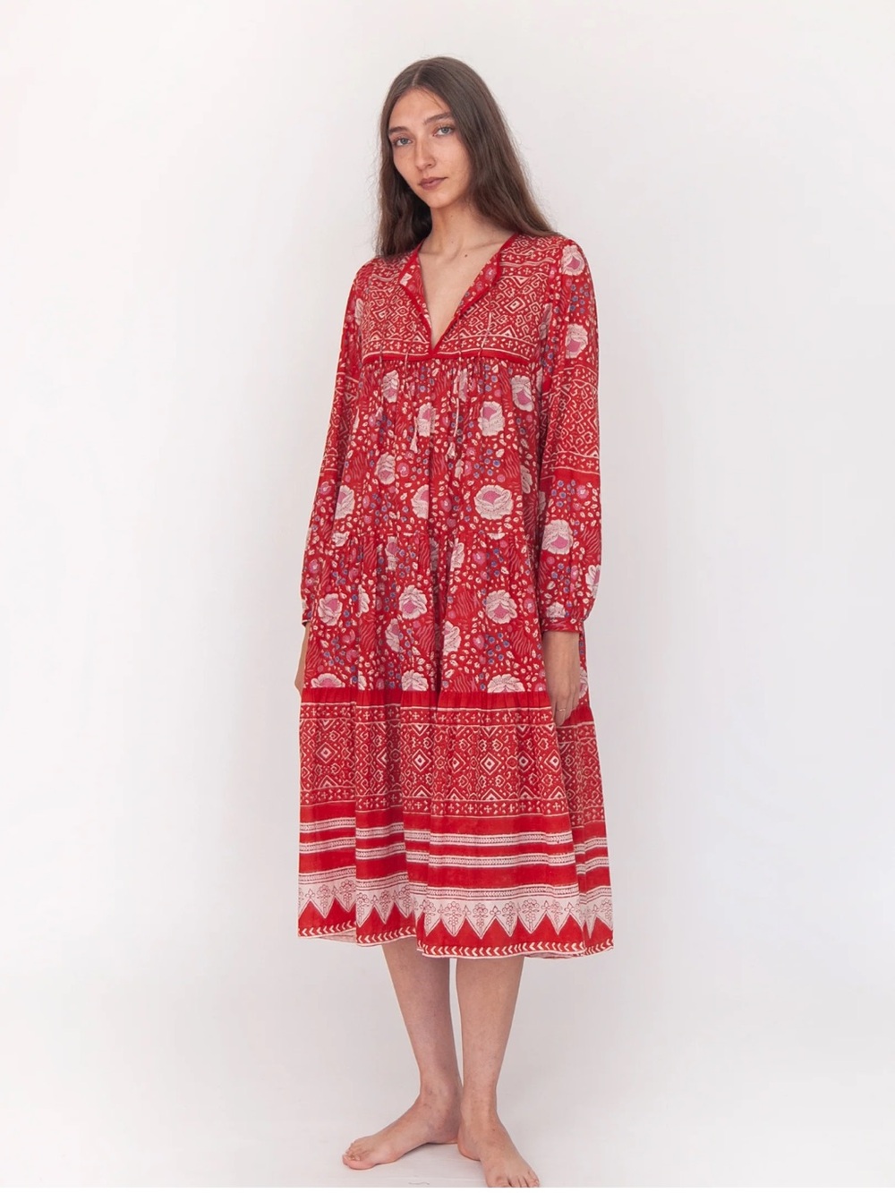 Matta Yamini Booj Dress - Rust *READ:)